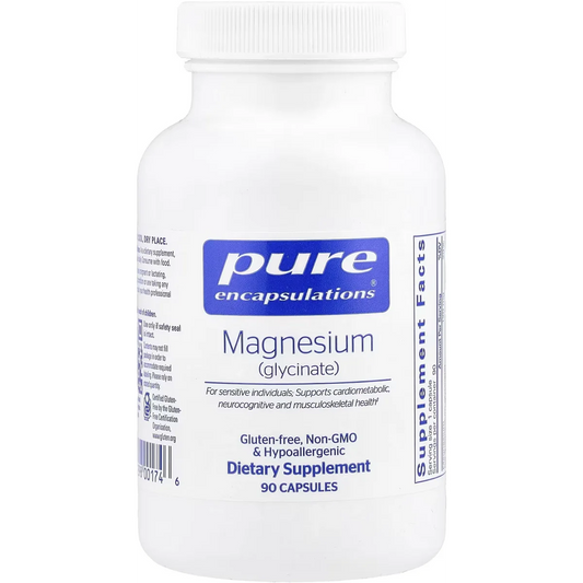 Pure Encapsulations Magnesium Glycinate – 120mg, 90 Capsules