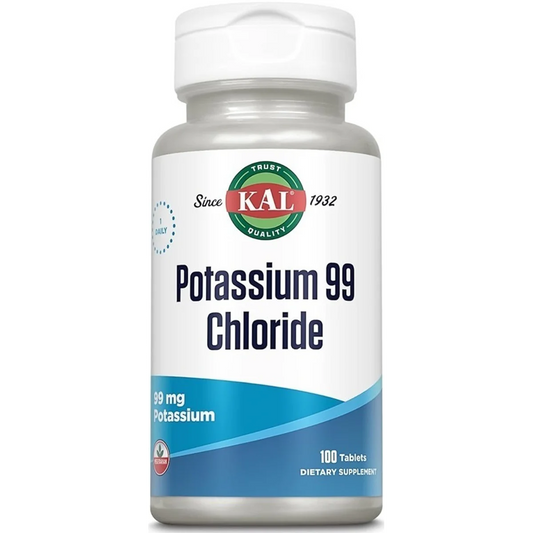 KAL Potassium Chloride – 99mg, 100 Tablets