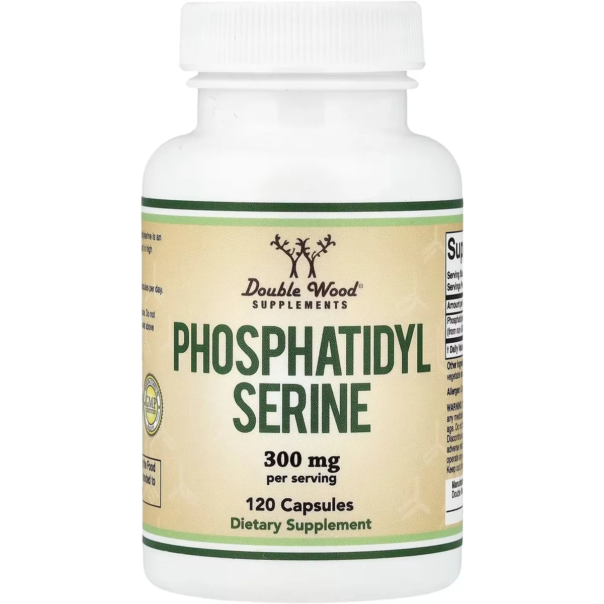 Double Wood Supplements Phosphatidylserine – 300mg, 120 Capsules
