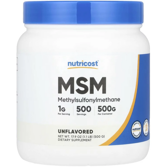 Nutricost MSM Powder – 1000mg, 500 Servings