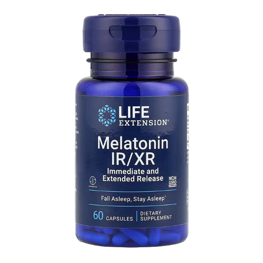 Life Extension Melatonin IR/XR, 60 Capsules