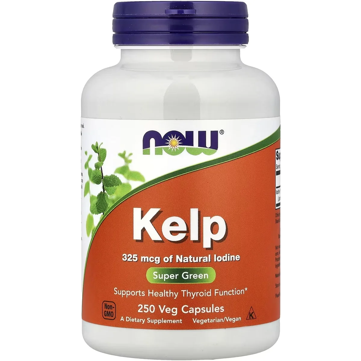 NOW Foods Kelp – 325mcg, 250 Tablets