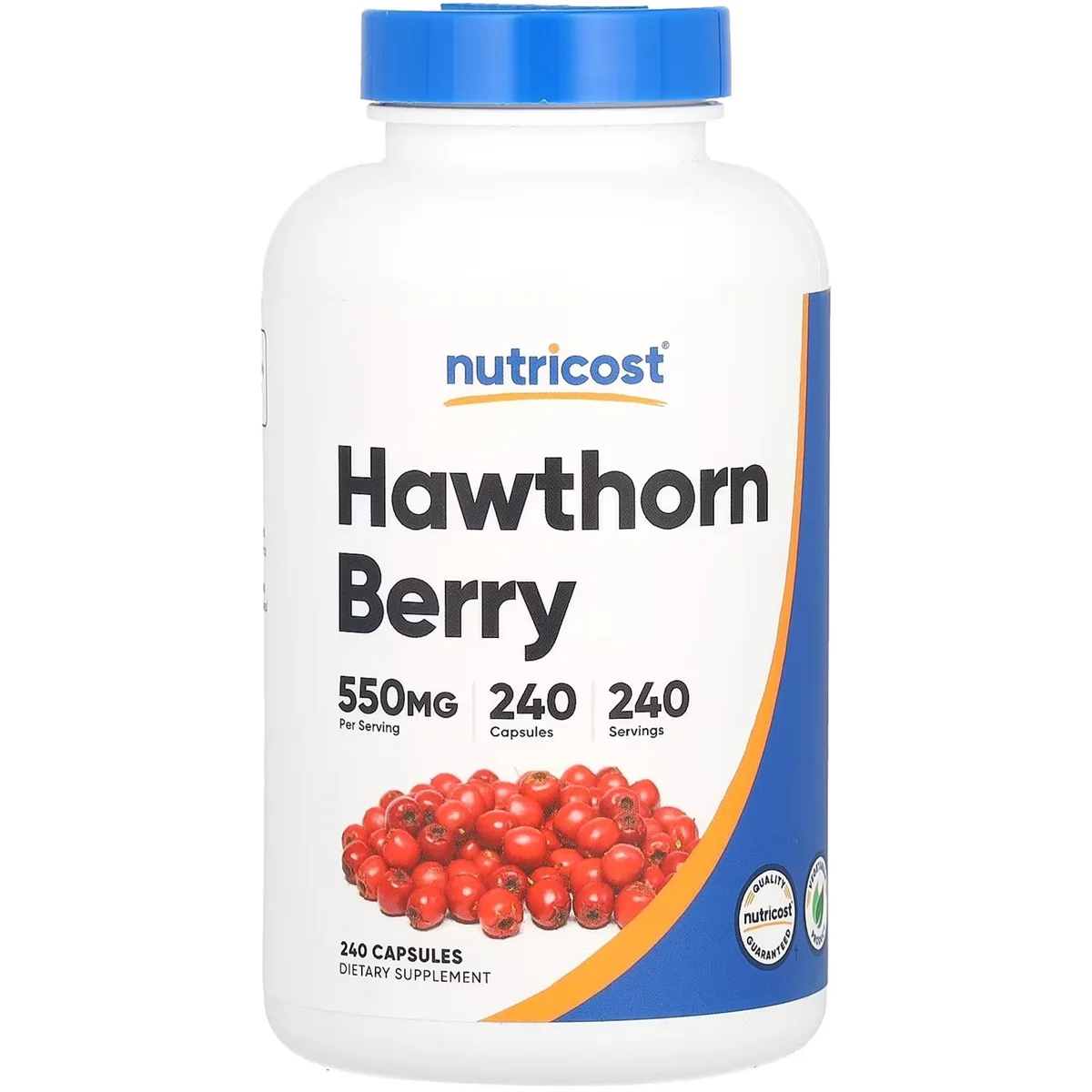 Nutricost Hawthorn Berry – 550mg, 240 Capsules