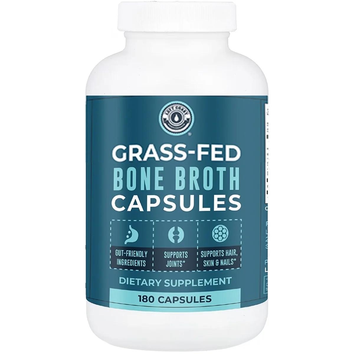 Left Coast Performance Bone Broth – 3000mg, 180 Capsules