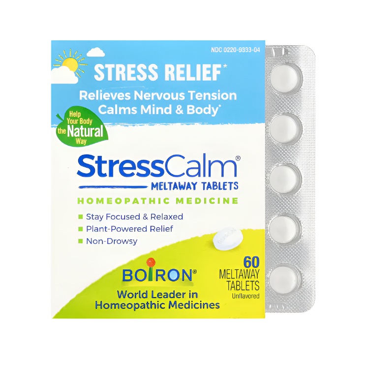 Boiron StressCalm, 60 Meltaway Tablets