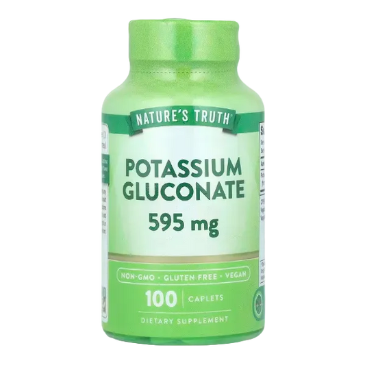 Nature's Truth Potassium Gluconate 595 mg, 100 Caplets