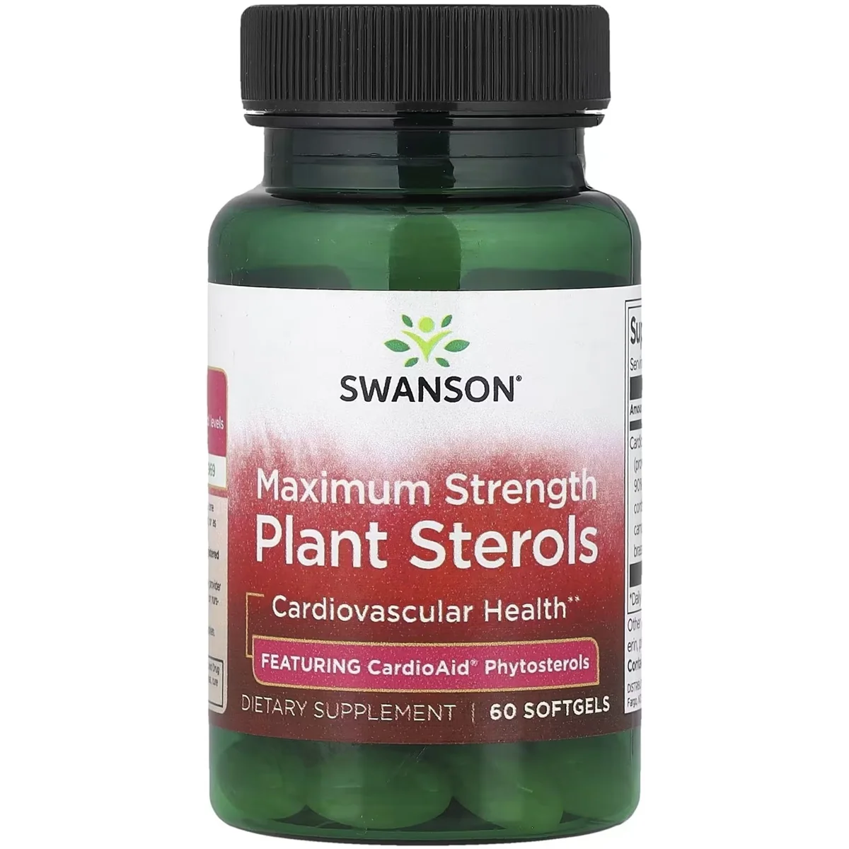 Swanson Plant Sterols – 400mg, 60 Capsules