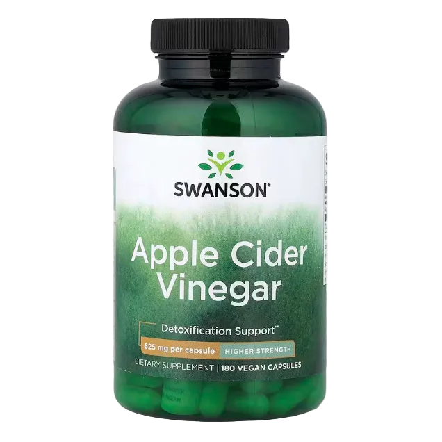 Swanson Apple Cider Vinegar 625 mg, 180 Vegan Capsules