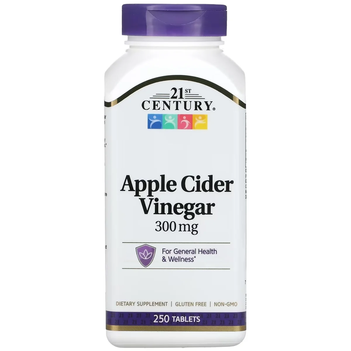 21st Century Apple Cider Vinegar – 300mg, 250 Tablets