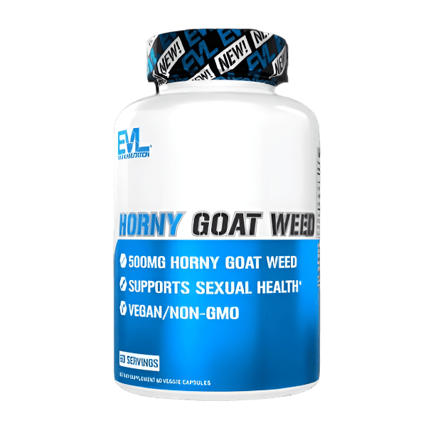EVL Horny Goat Weed, Energy and Stamina Support, 60 Servings