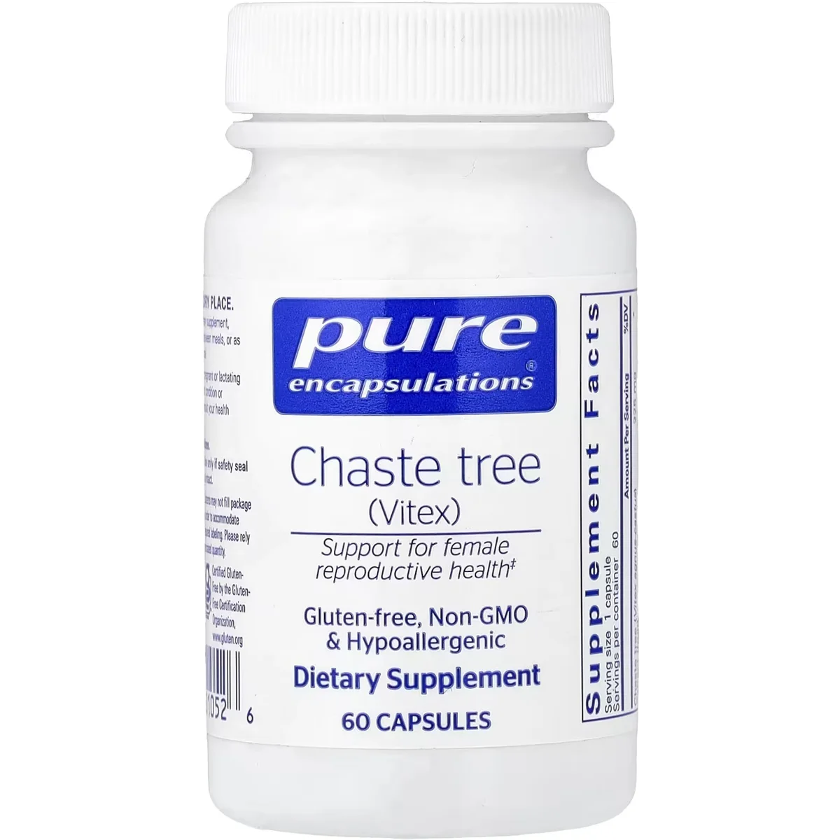 Pure Encapsulations Vitex (Chaste Tree) – 225mg, 60 Capsules