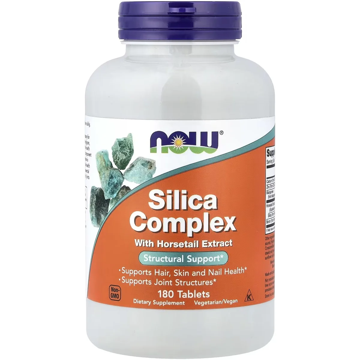 NOW Foods Silica Complex with Horsetail – 180 Tablets