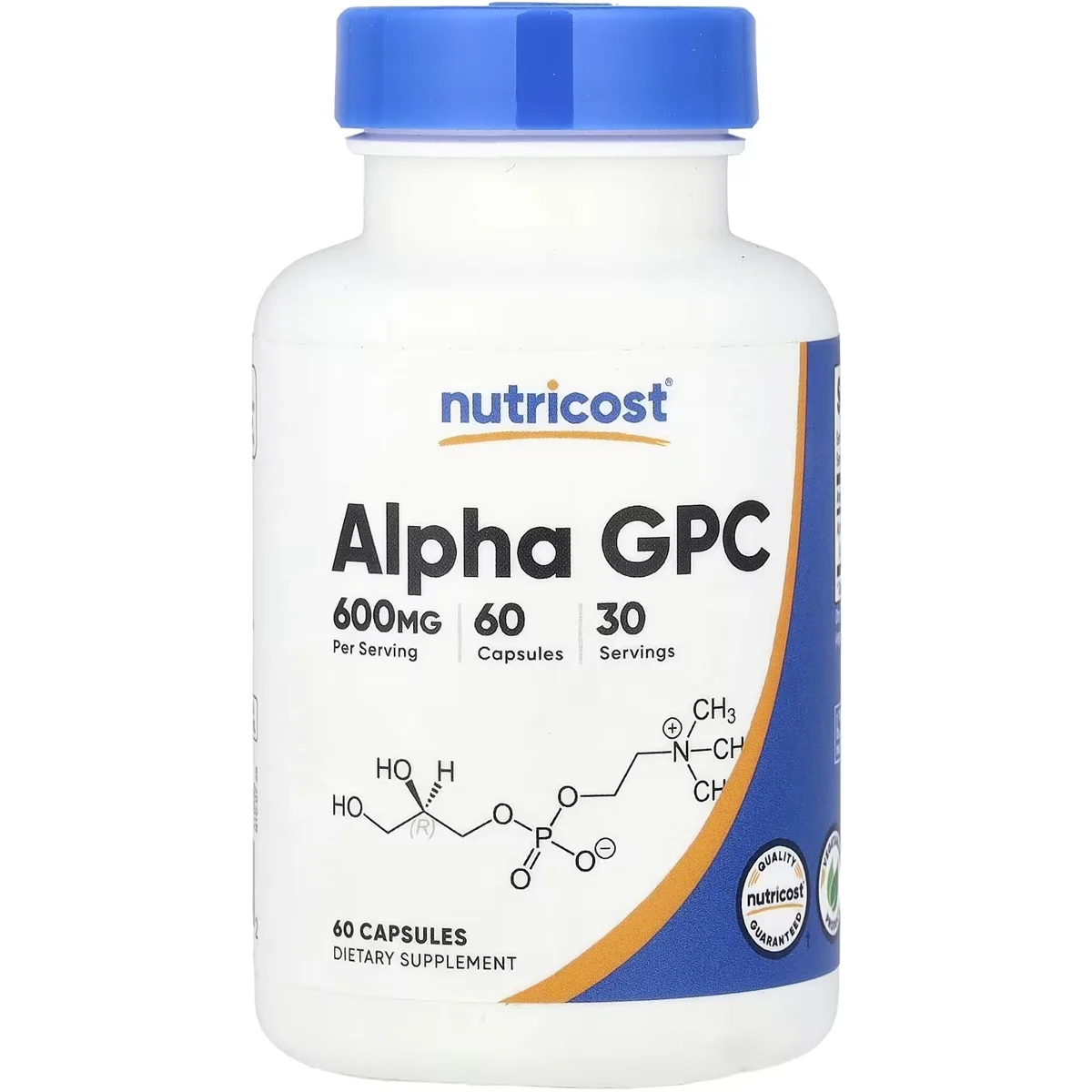 Nutricost Alpha GPC – 600mg, 60 Capsules