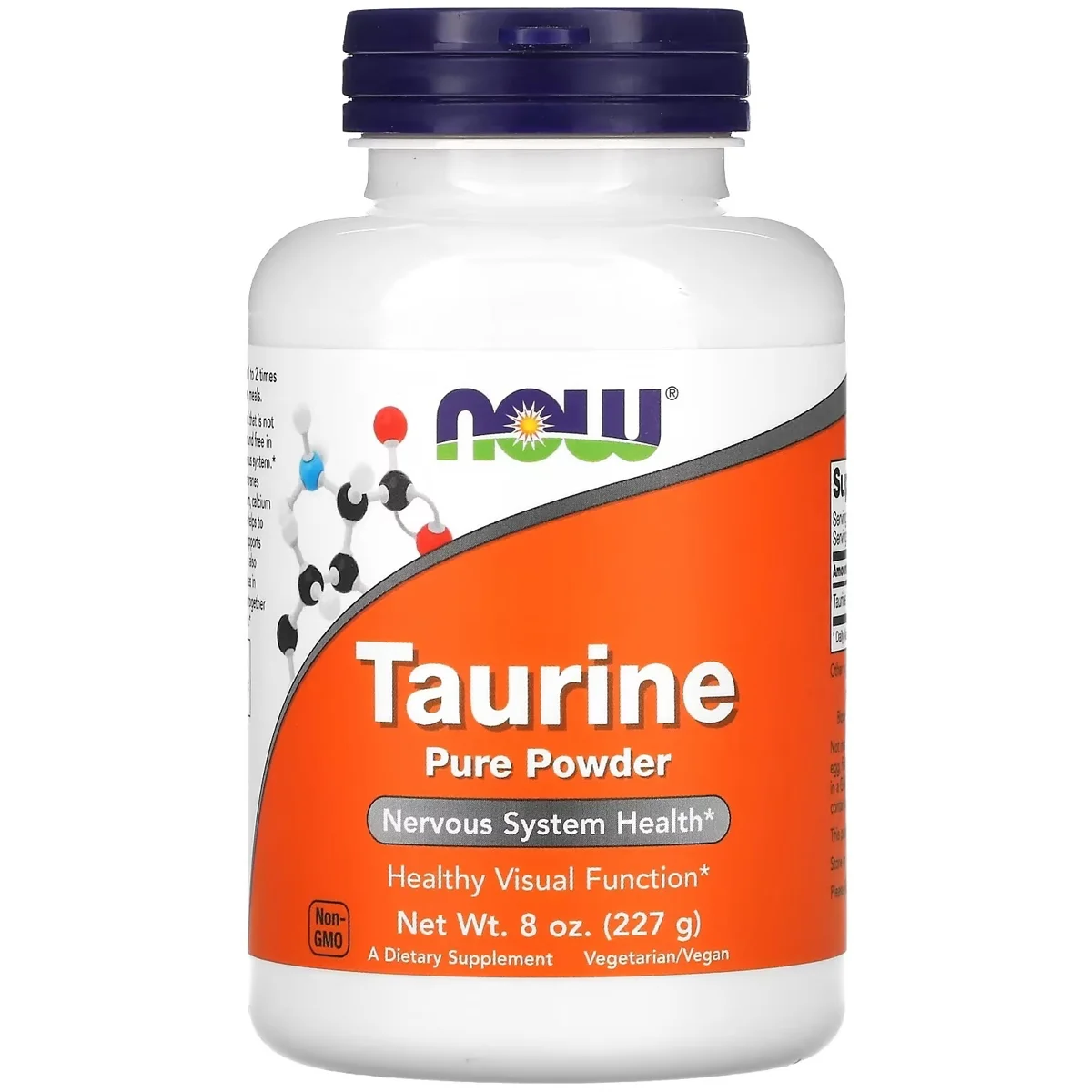 NOW Foods Taurine Powder – 875mg, 252 Servings