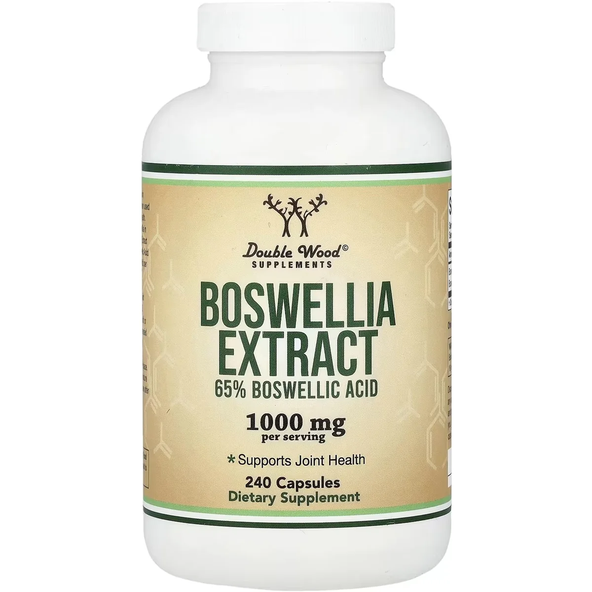Double Wood Supplements Boswellia – 1000mg, 240 Capsules