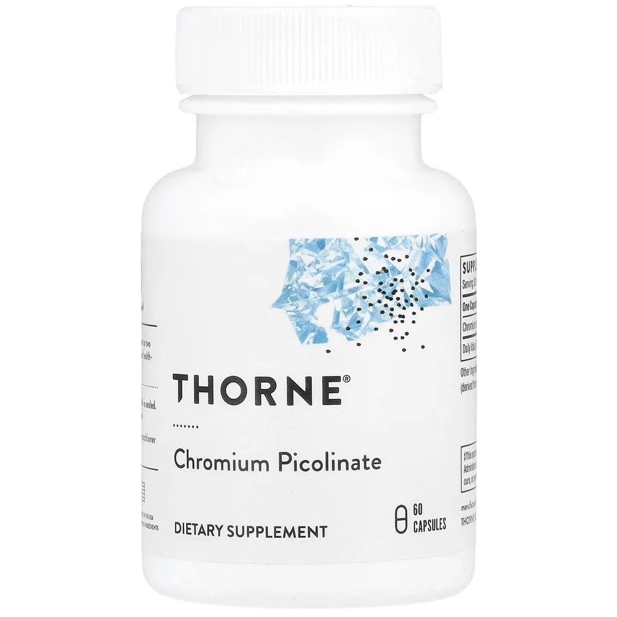 Thorne Chromium Picolinate – 500mcg, 60 Capsules