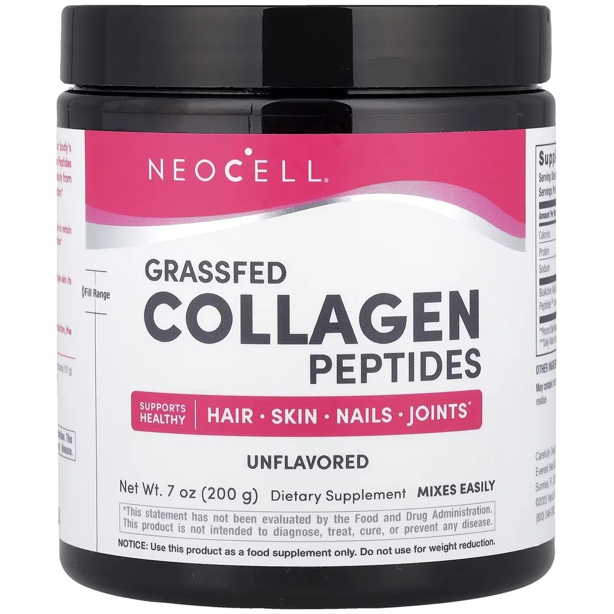 NeoCell Super Collagen Peptides – 10g, 20 Servings