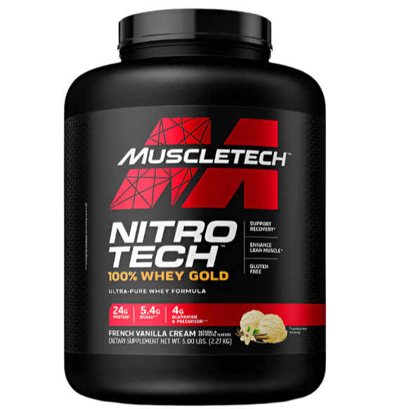 Muscletech Nitro-Tech 100% Whey Gold 5.03 lbs Whey Protein 69 Servings