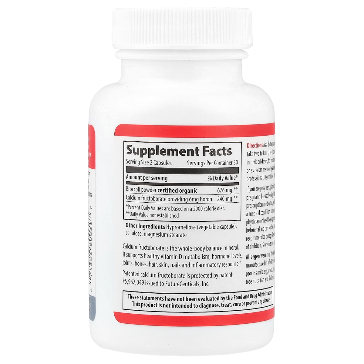 Supplement facts panel