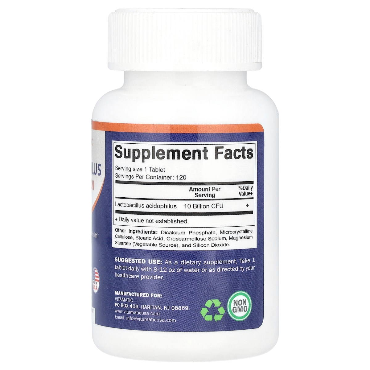 Supplement facts panel