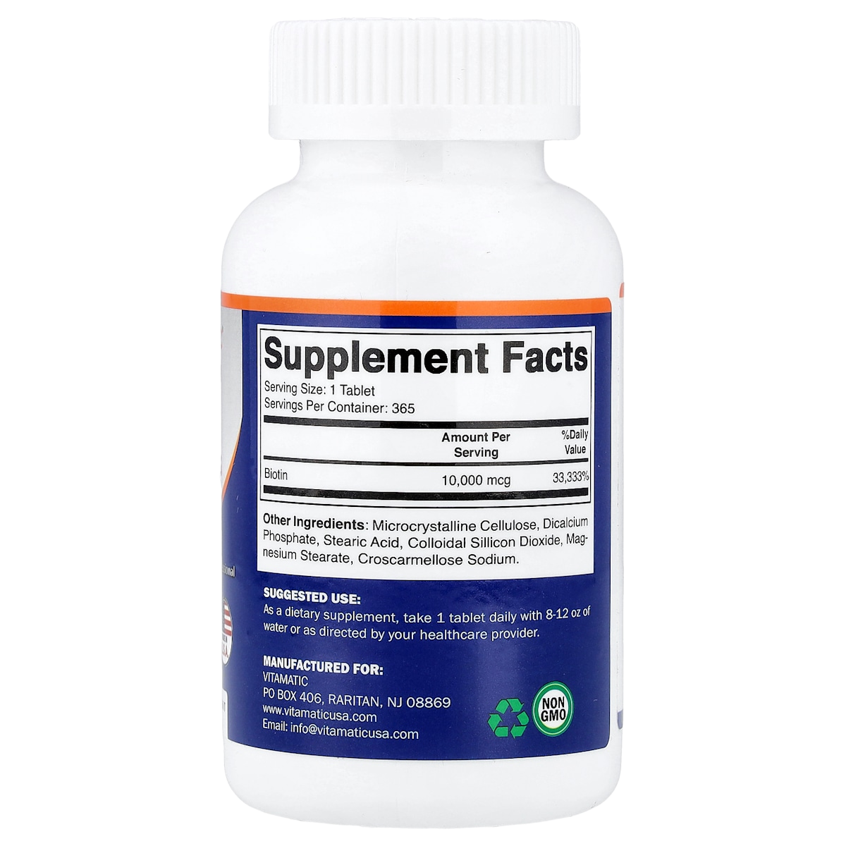 Supplement facts panel