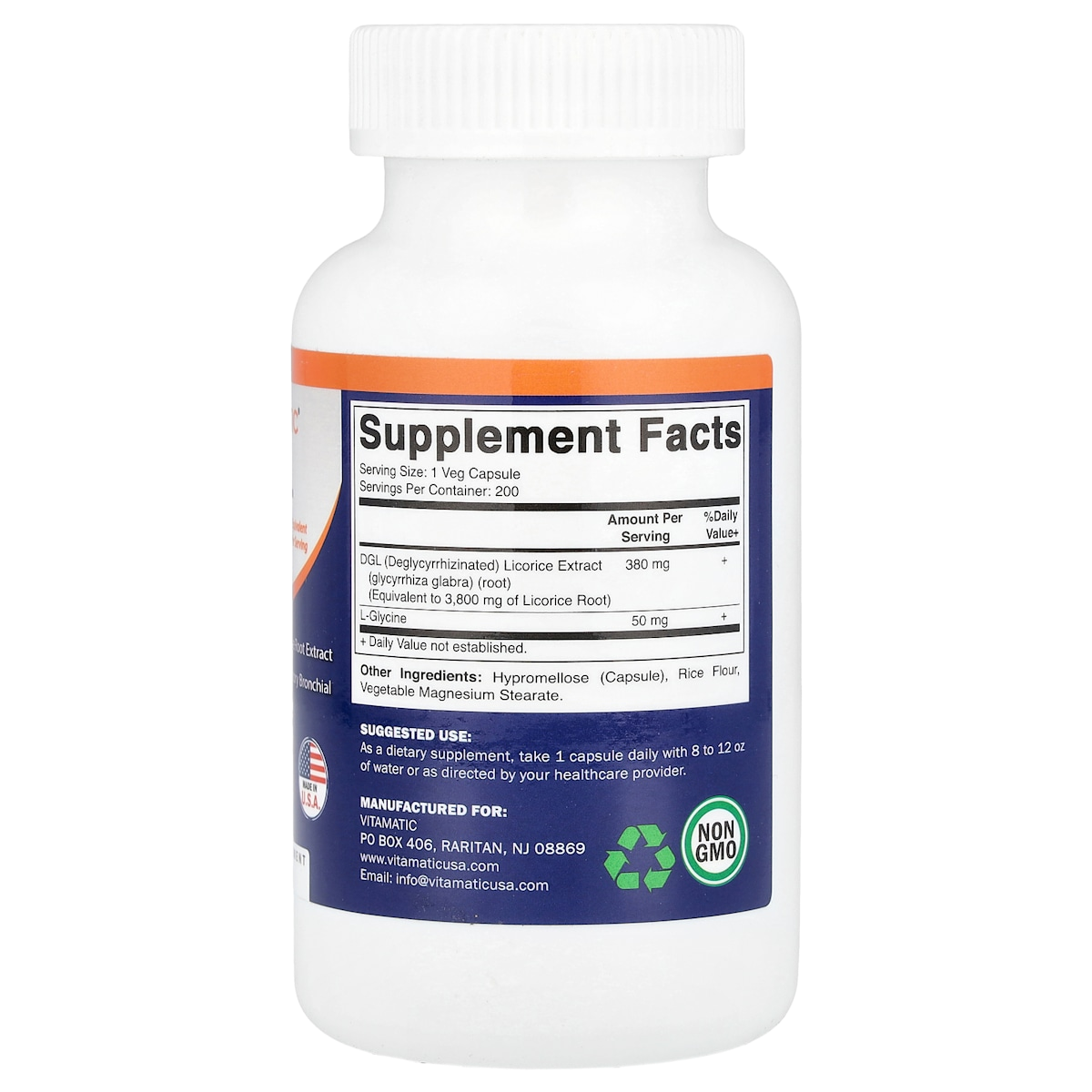 Supplement facts panel