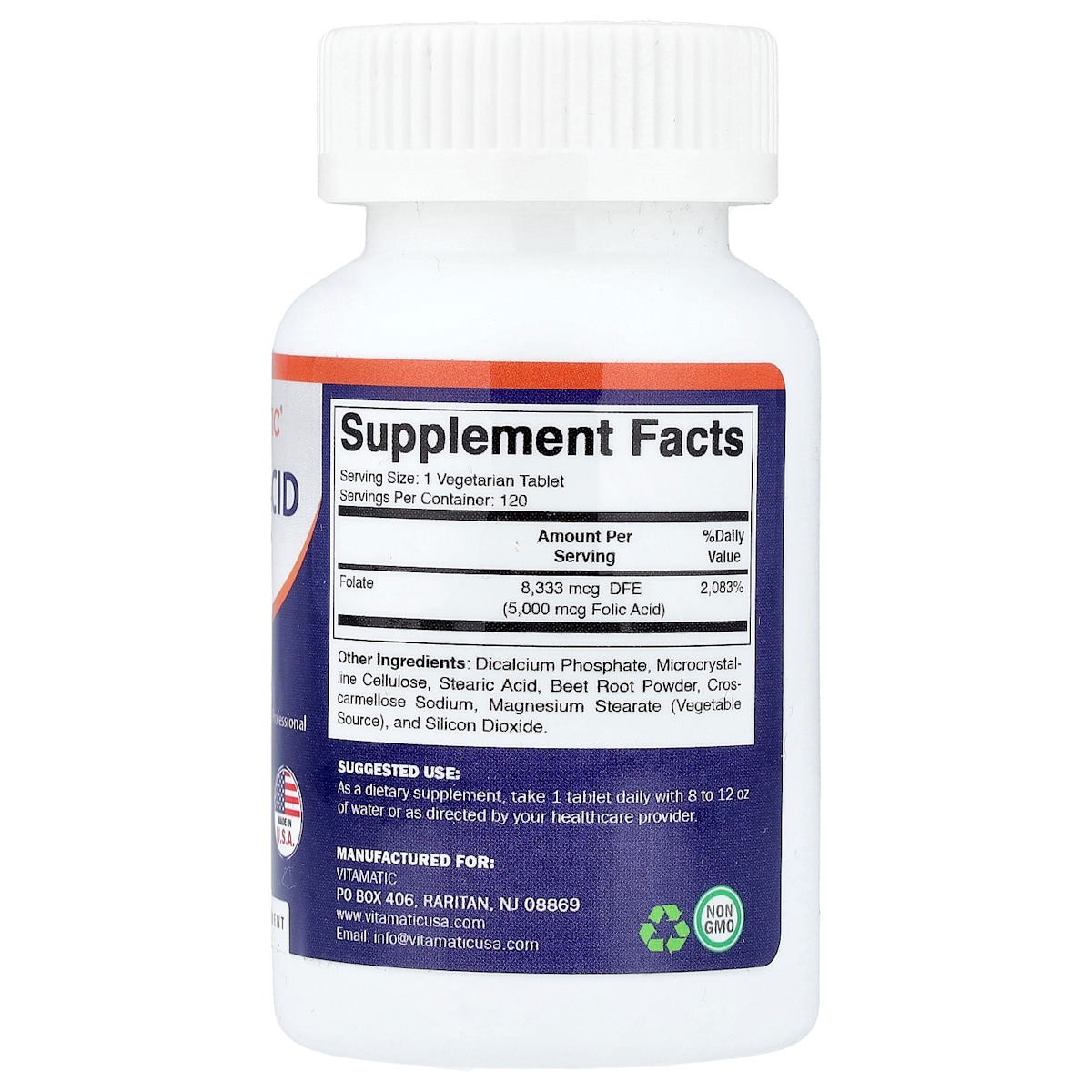 Supplement facts panel