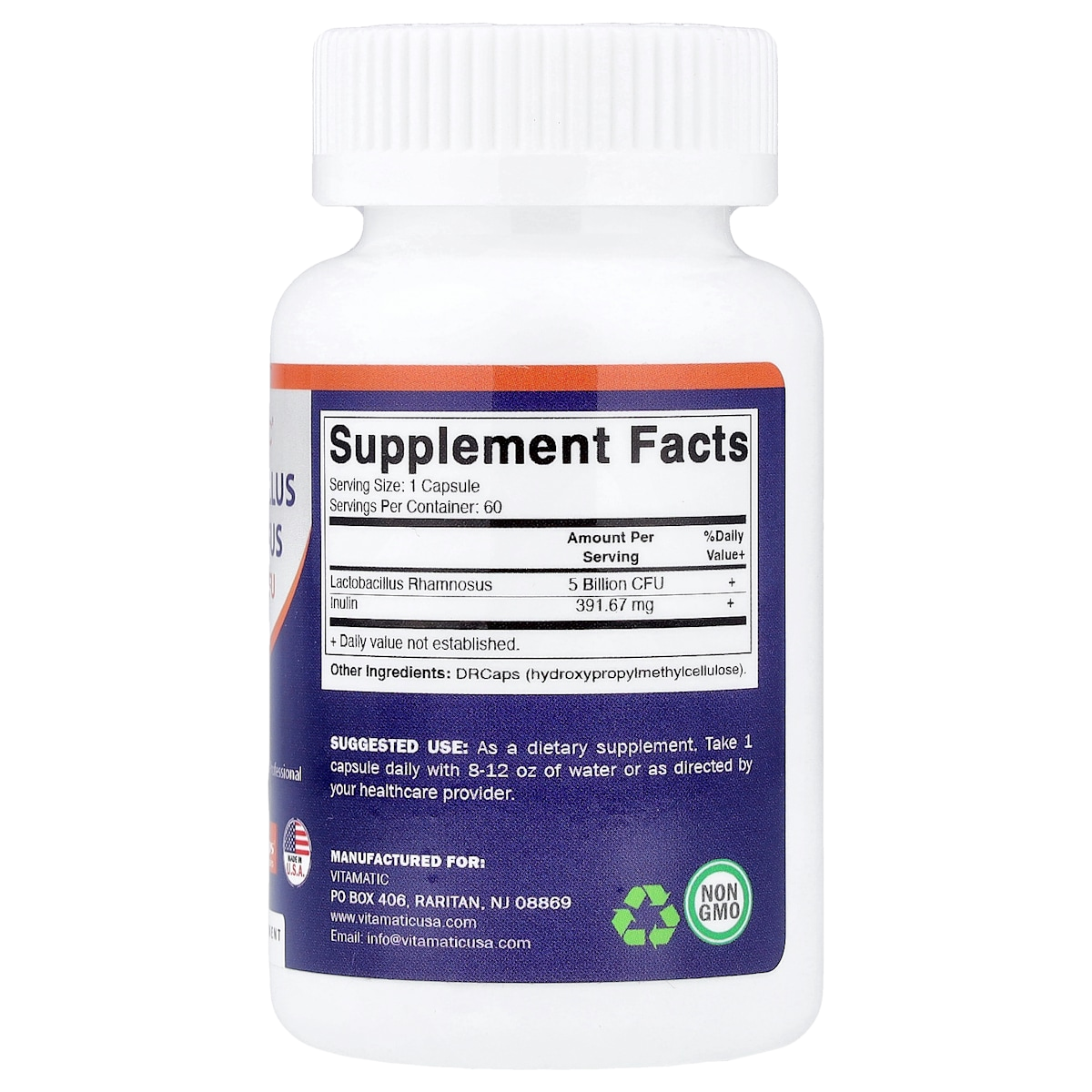 Supplement facts panel