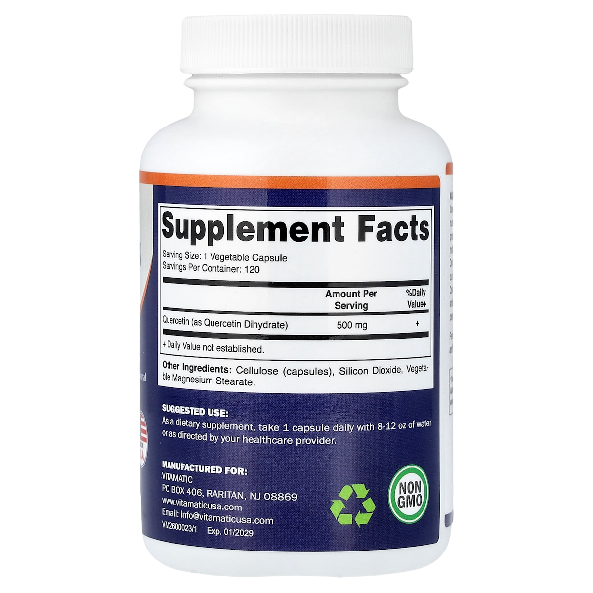 Supplement facts panel
