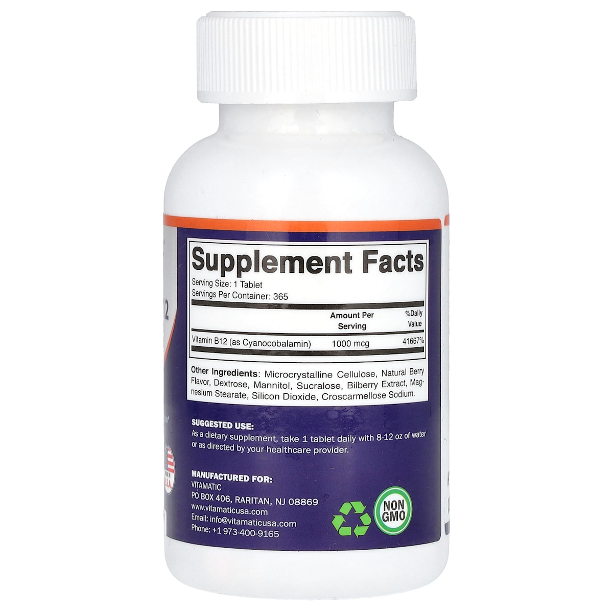 Supplement facts panel