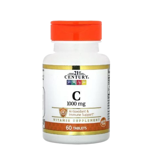 21st Century, Vitamin C, 1,000 mg, 60 Tablets