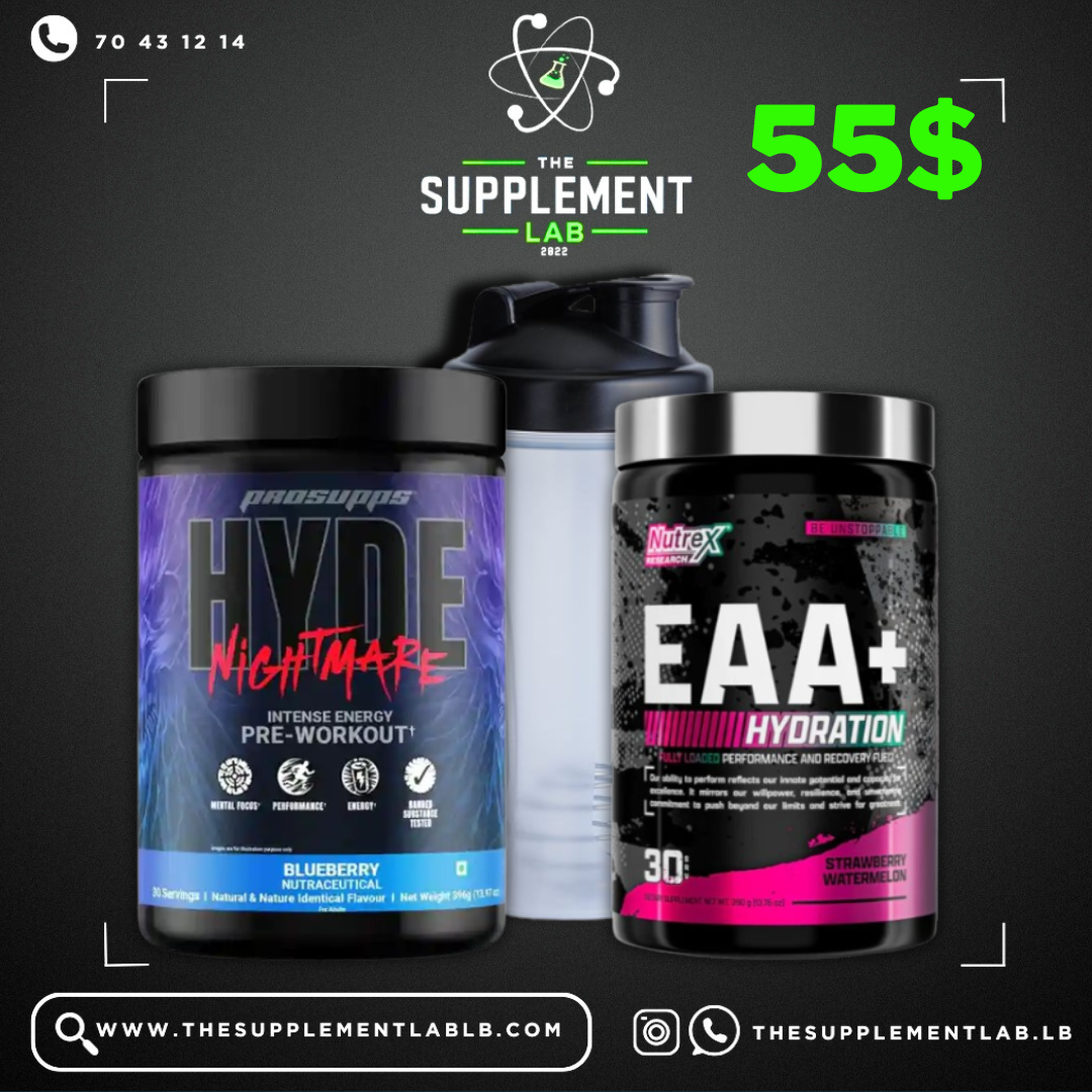 ProSupps Hyde Nightmare & Nutrex EAA+ Hydration Stack