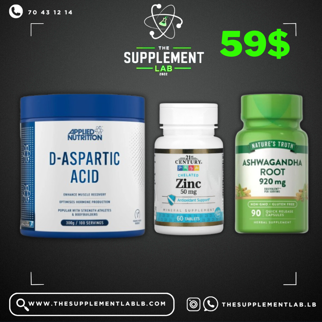 Male Vitality & Test Support Stack (59$)