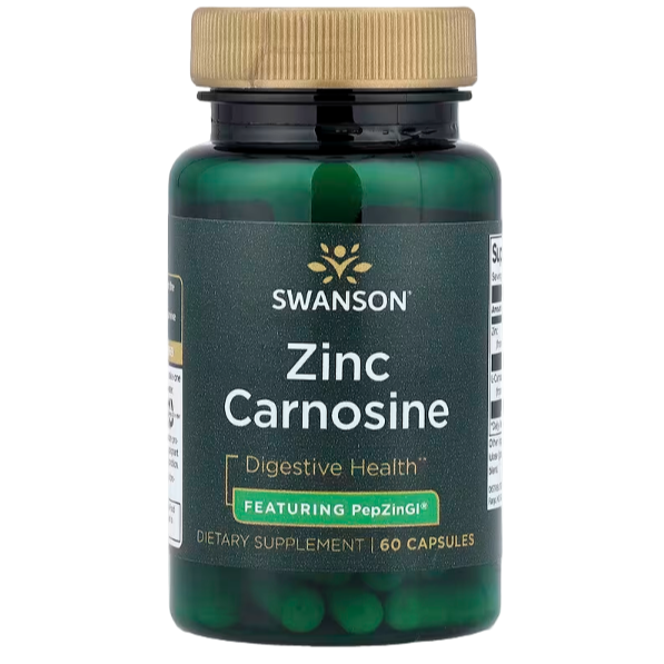 Swanson, Zinc Carnosine, 60 Capsules