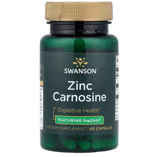 Swanson, Zinc Carnosine, 60 Capsules
